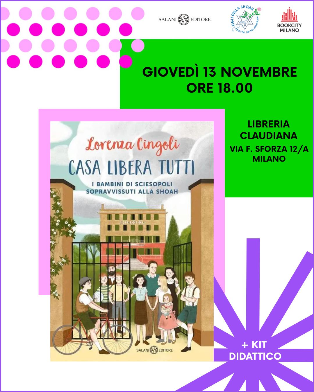 BOOKCITY 2025 - Presentazione del libro "Casa libera tutti" - EVENTO IN PRESENZA